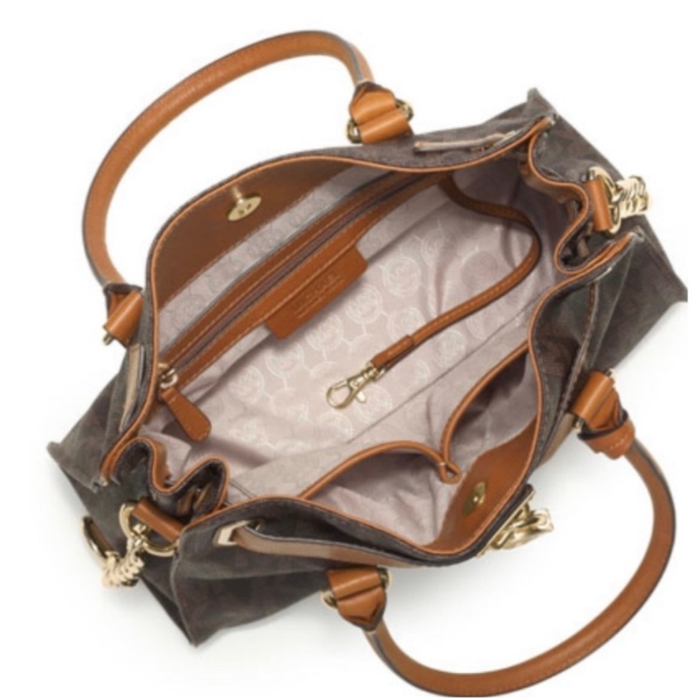 LIKE NEW! MICHAEL Michael Kors Hamilton MK
Logo Satchel - Picture 3 of 15